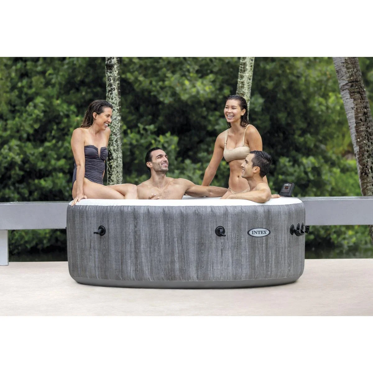 Φωτογραφία προϊόντος: Intex Greywood Deluxe Bubble Massage (4 ατόμων)