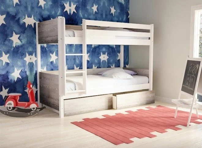 Φωτογραφία προϊόντος: MaisonPlus Κουκέτα Dream λευκό οξιά - Ξύλο /Μελαμίνη - 100Μx210Πx167Υ