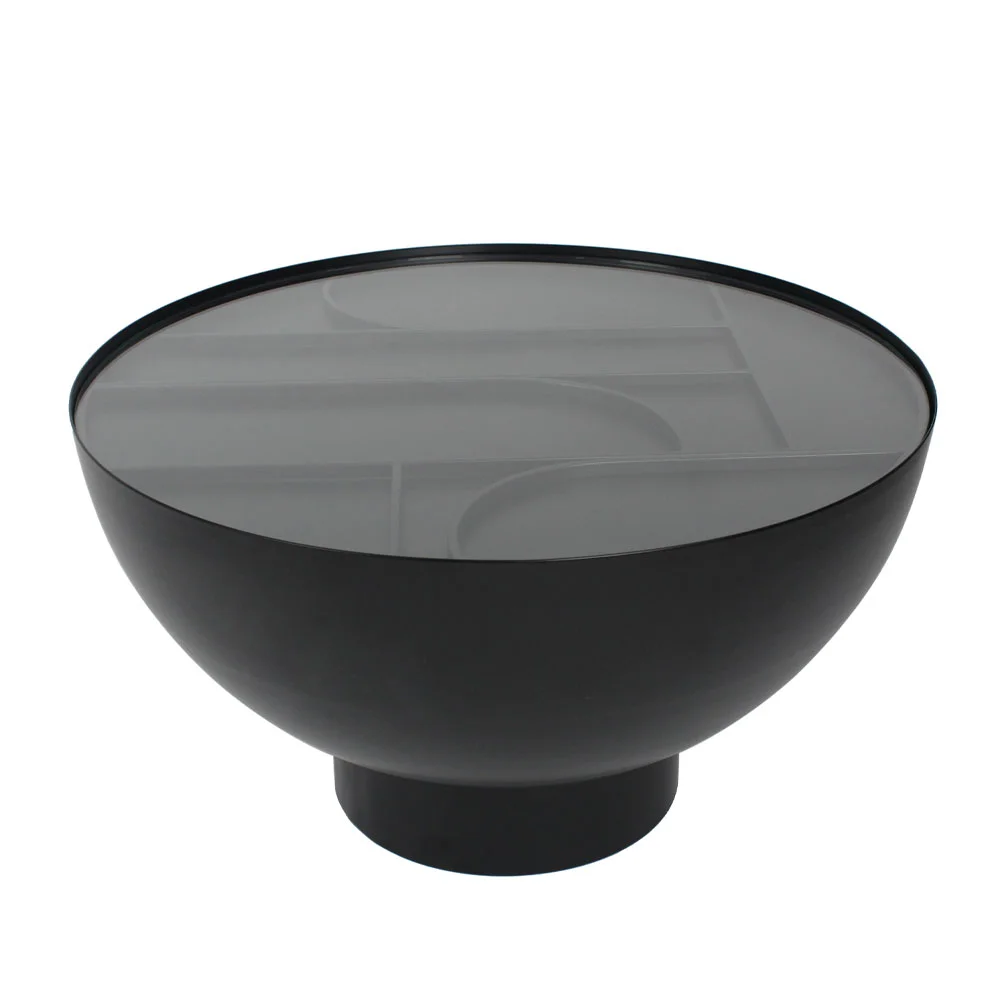 Φωτογραφία προϊόντος: LIBERTA ARCHES COFFEE TABLE ΜΑΥΡΟ 70x70x40