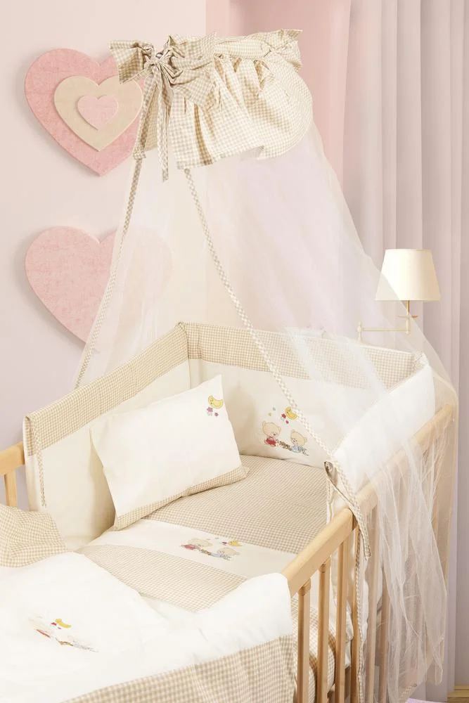Φωτογραφία προϊόντος: Σετ Κούνιας 3ΤΜΧ DIM COLLECTION HAPPY BEARS 07 ΕΚΡΟΥ-ΜΠΕΖ