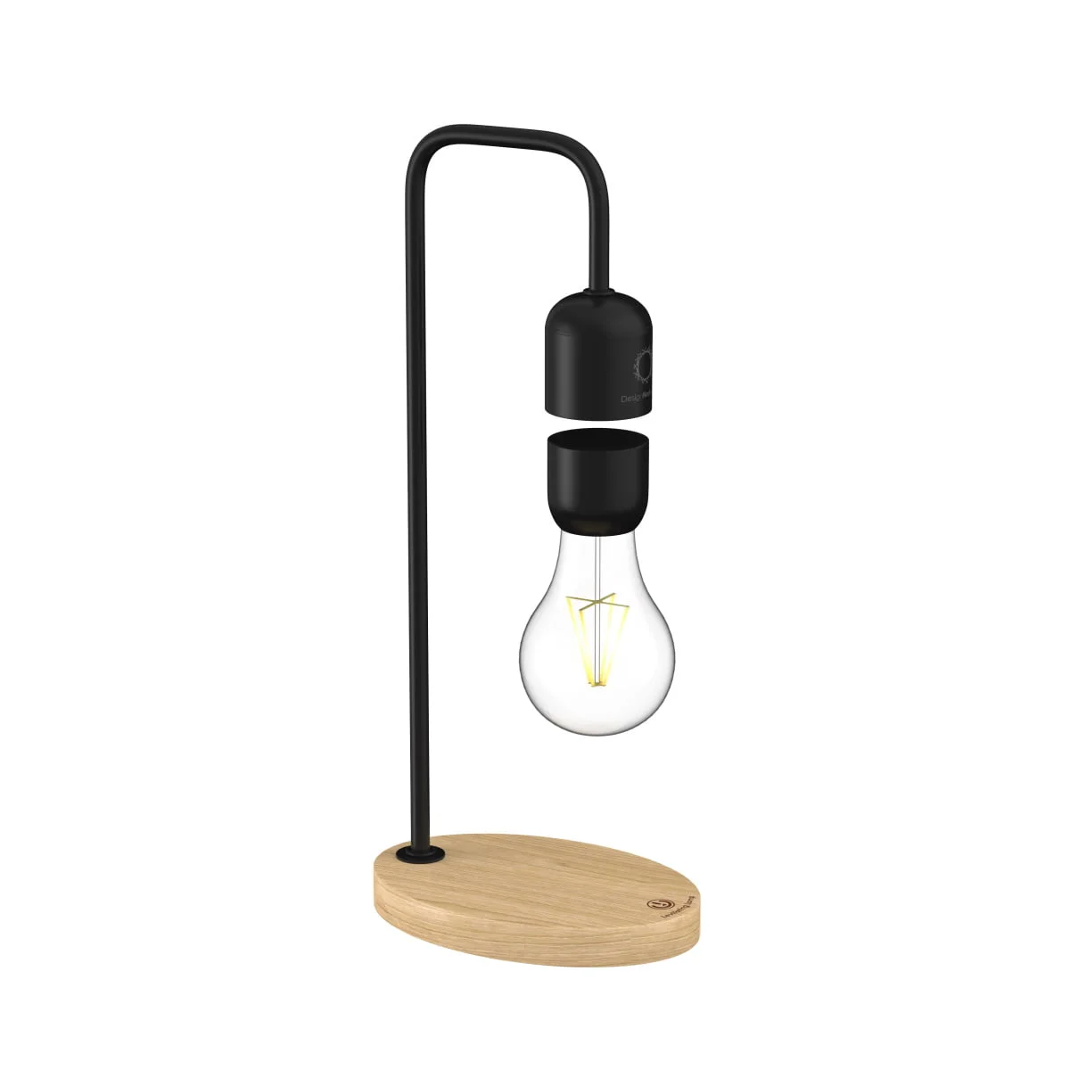 Φωτογραφία προϊόντος: Design Nest Allocacoc® Levitating Light Bulb |Table Lamp| Μαγνητικό αιωρούμενο επιτραπέζιο φωτιστικό (μαύρο)