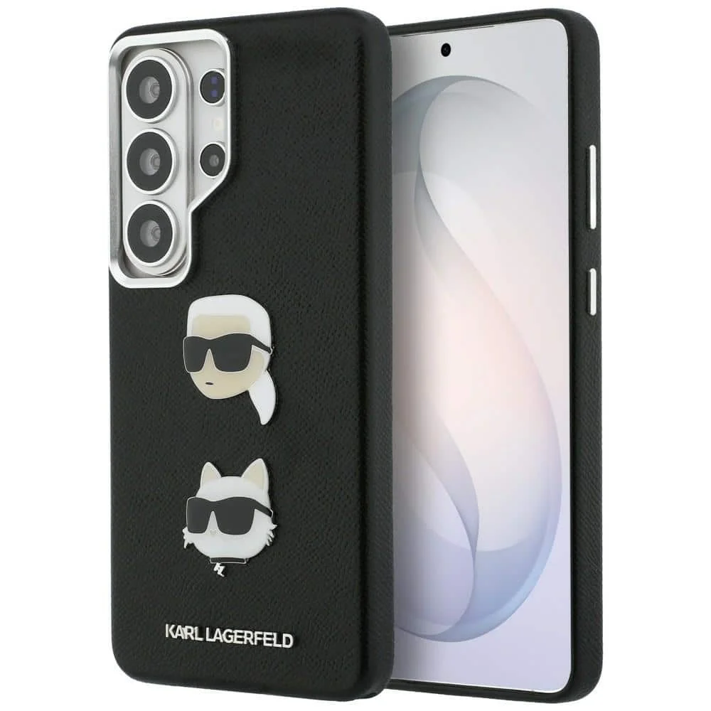 Φωτογραφία προϊόντος: Karl Lagerfeld Saffiano Double Heads Metal - θήκη για Samsung Galaxy S26 Ultra - Μαύρο