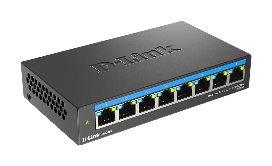 Φωτογραφία προϊόντος: D-LINK Switch DMS-108 8-Port 2.5G Multi-Gigabit Desktop