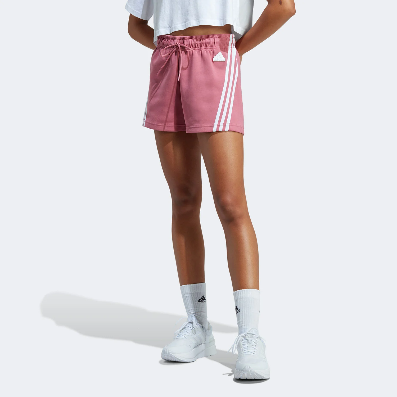 Φωτογραφία προϊόντος: ADIDAS PERFORMANCE ADIDAS FUTURE ICONS 3-STRIPES SHORTS ΡΟΖ