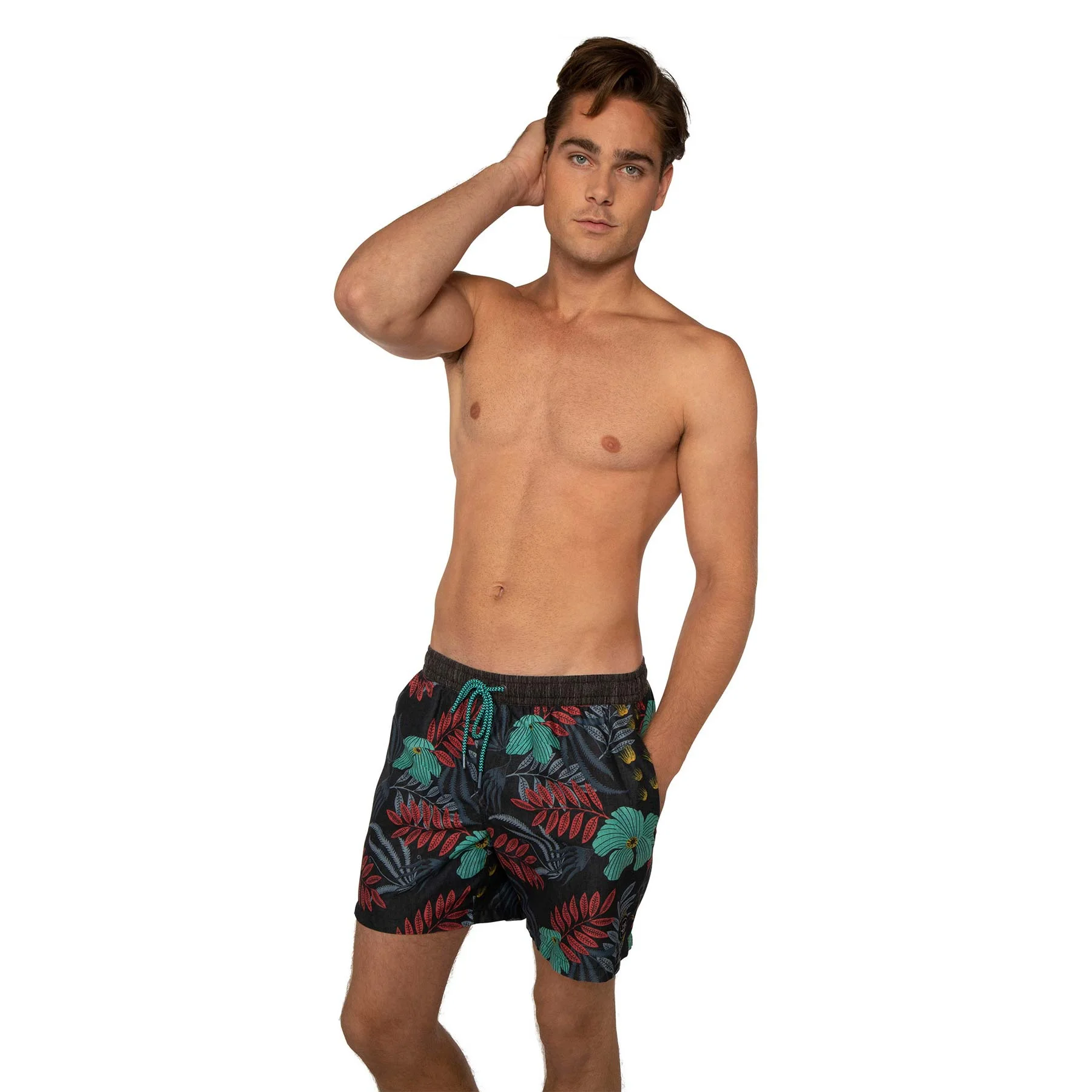 Φωτογραφία προϊόντος: PROTEST PATTERSON SWIM SHORTS ΜΑΥΡΟ