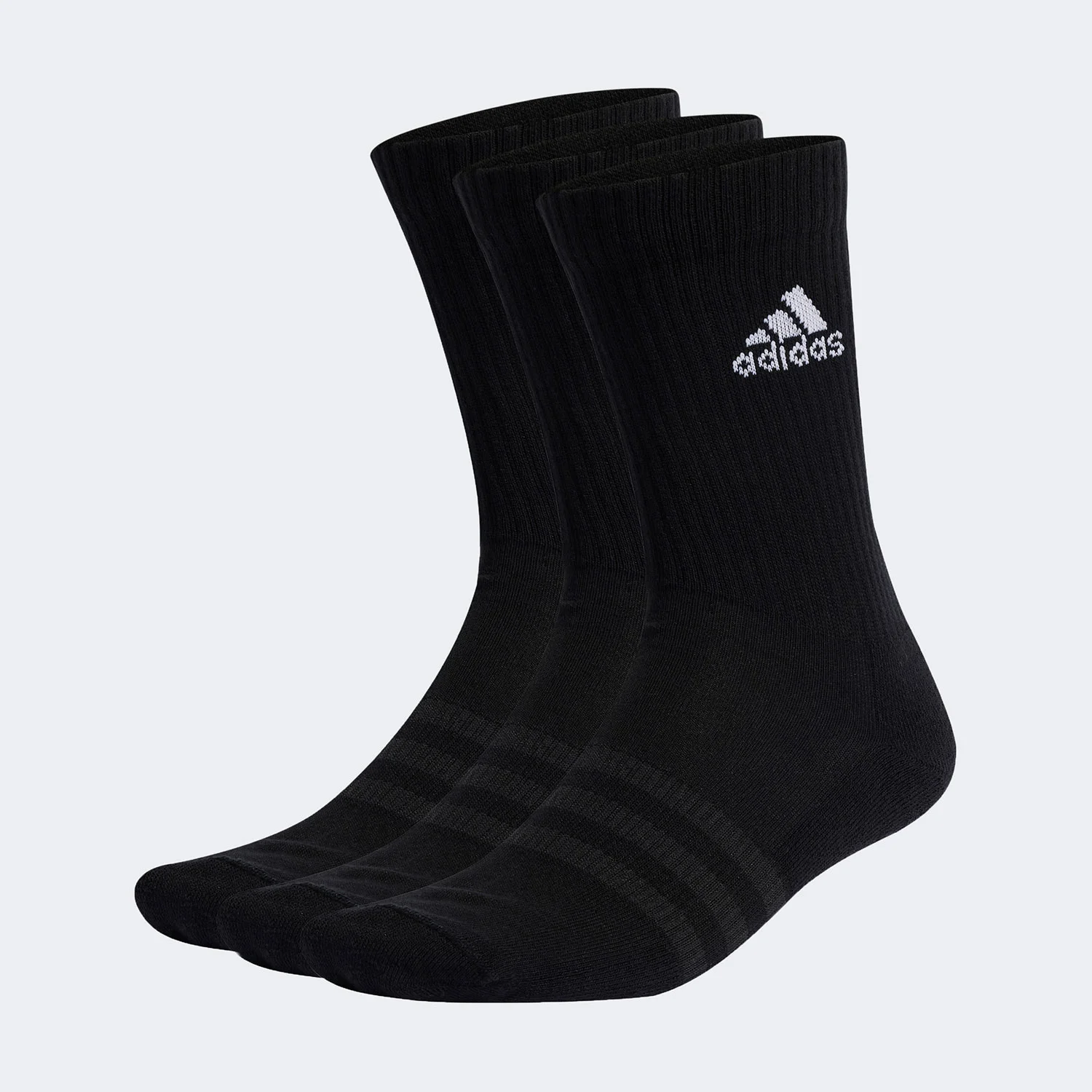 Φωτογραφία προϊόντος: ADIDAS PERFORMANCE ADIDAS CUSHIONED CREW SOCKS 3 PAIRS ΜΑΥΡΟ