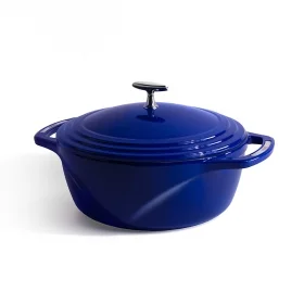 Φωτογραφία προϊόντος: Lodge USA Enamel™ 5.68Lt Εμαγιέ Μαντεμένια Κατσαρόλα-Γάστρα, Smooth Sailing