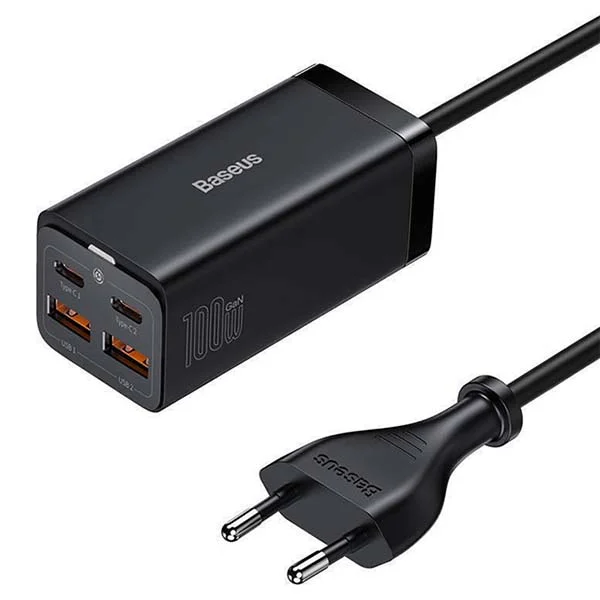 Φωτογραφία προϊόντος: Baseus GaN3 Pro Desktop Fast Charger 2C+2U 100W Black (CCGP000101)