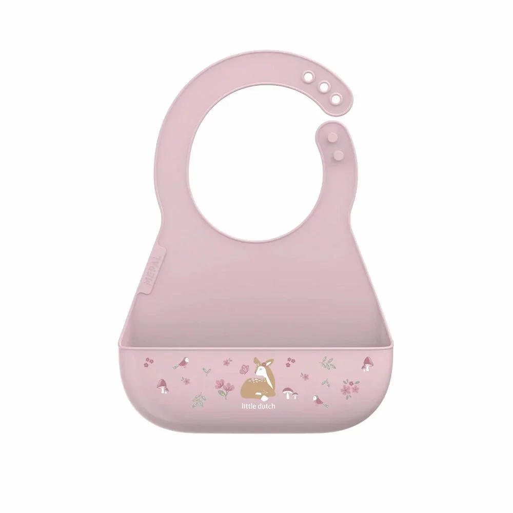 Φωτογραφία προϊόντος: Σαλιάρα σιλικόνης Mio Fairy Garden Little Dutch