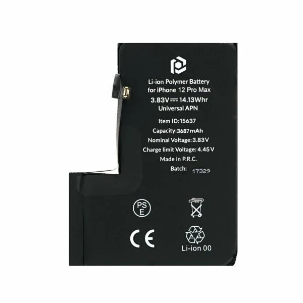 Φωτογραφία προϊόντος: Prio Μπαταρία για iPhone 12 Pro Max 4.45V 3687mAh (Universal APN)