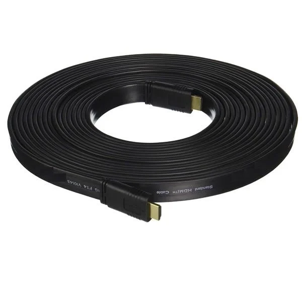 Φωτογραφία προϊόντος: Καλώδιο HDMI to HDMI Flat High Speed 1.4v 3D 10 μέτρα