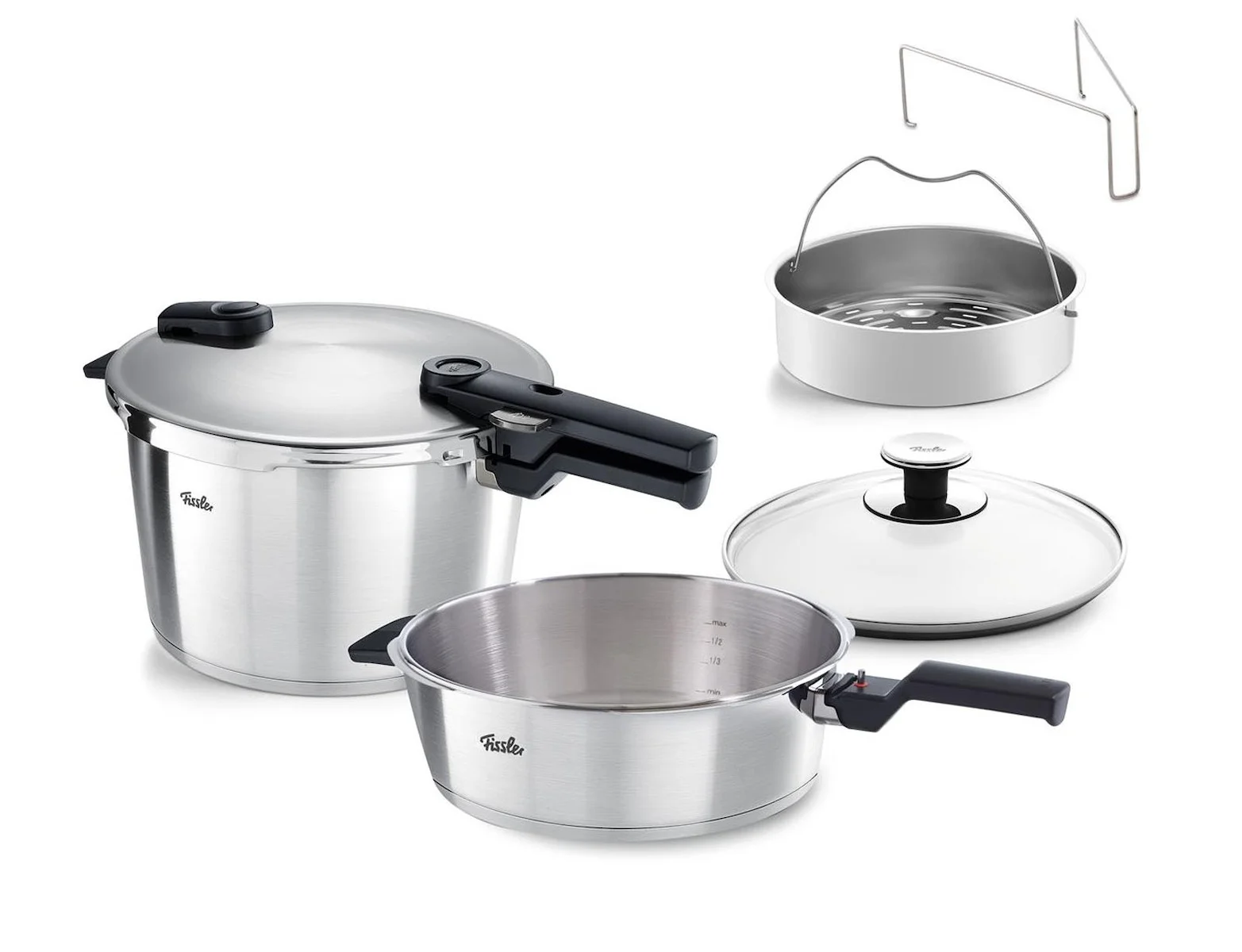 Φωτογραφία προϊόντος: Fissler Χύτρα Ταχύτητος Vitaquick Premium Σετ Quattro 8Lt + 4Lt