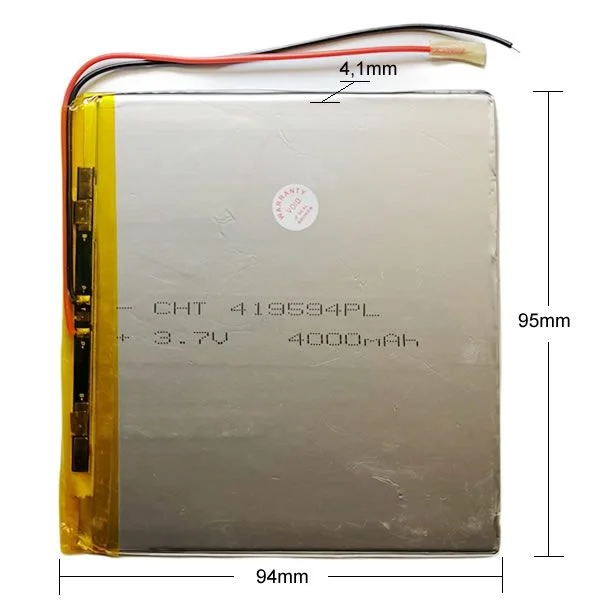Φωτογραφία προϊόντος: Universal μπαταρία tablet 3.7v 4000mAh 419594 (4.1*95*94mm)