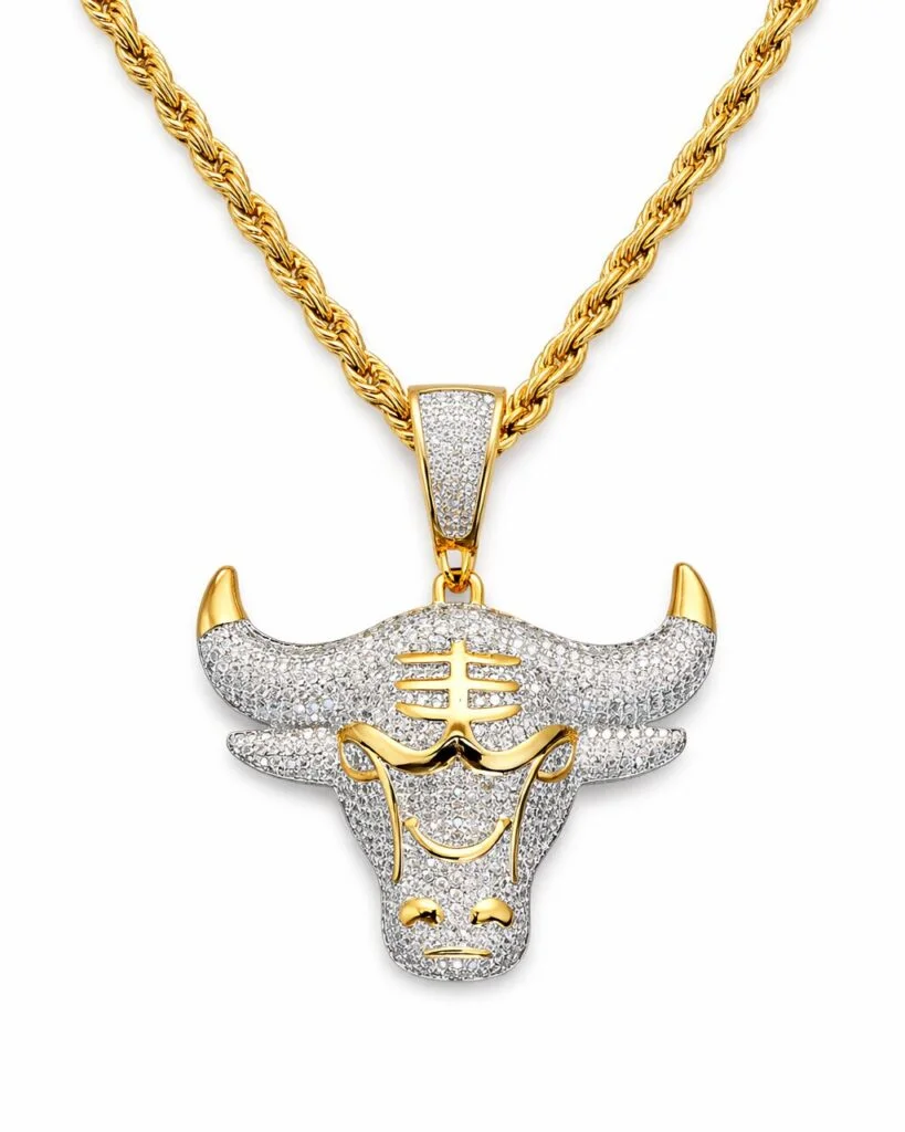 Φωτογραφία προϊόντος: Ghetto Bull Head Men s Hip Hop Pendant
