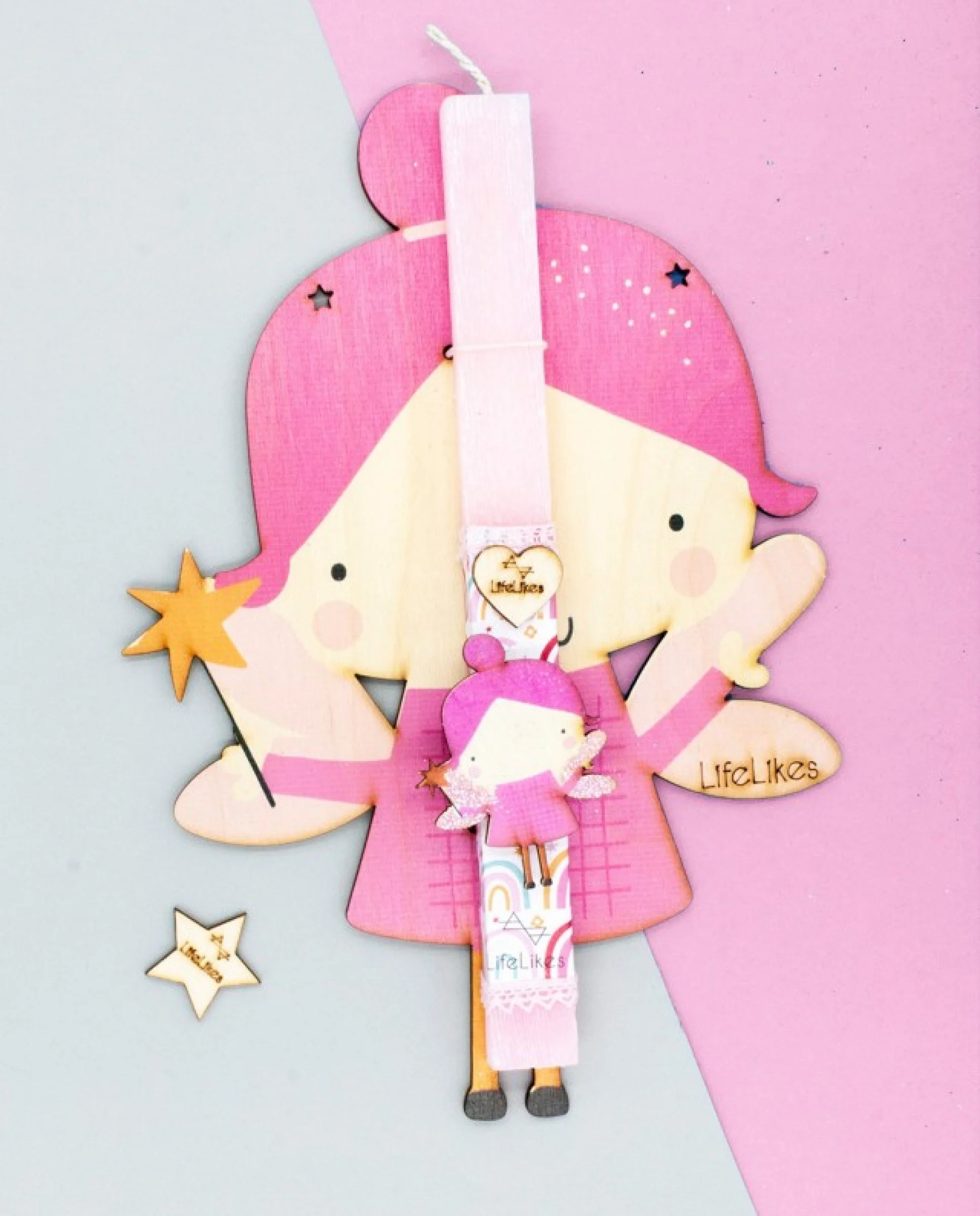 Φωτογραφία προϊόντος: LifeLikes Λαμπάδα Pink Fairy & Κουτί συσκευασίας (04.29.00.602.2290)