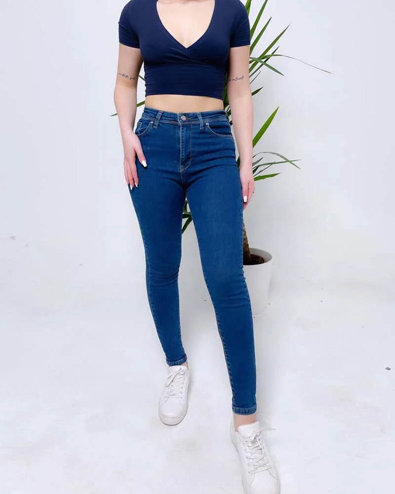 Φωτογραφία προϊόντος: SOU Loree skinny τζιν παντελόνι 100% βαμβακέρο