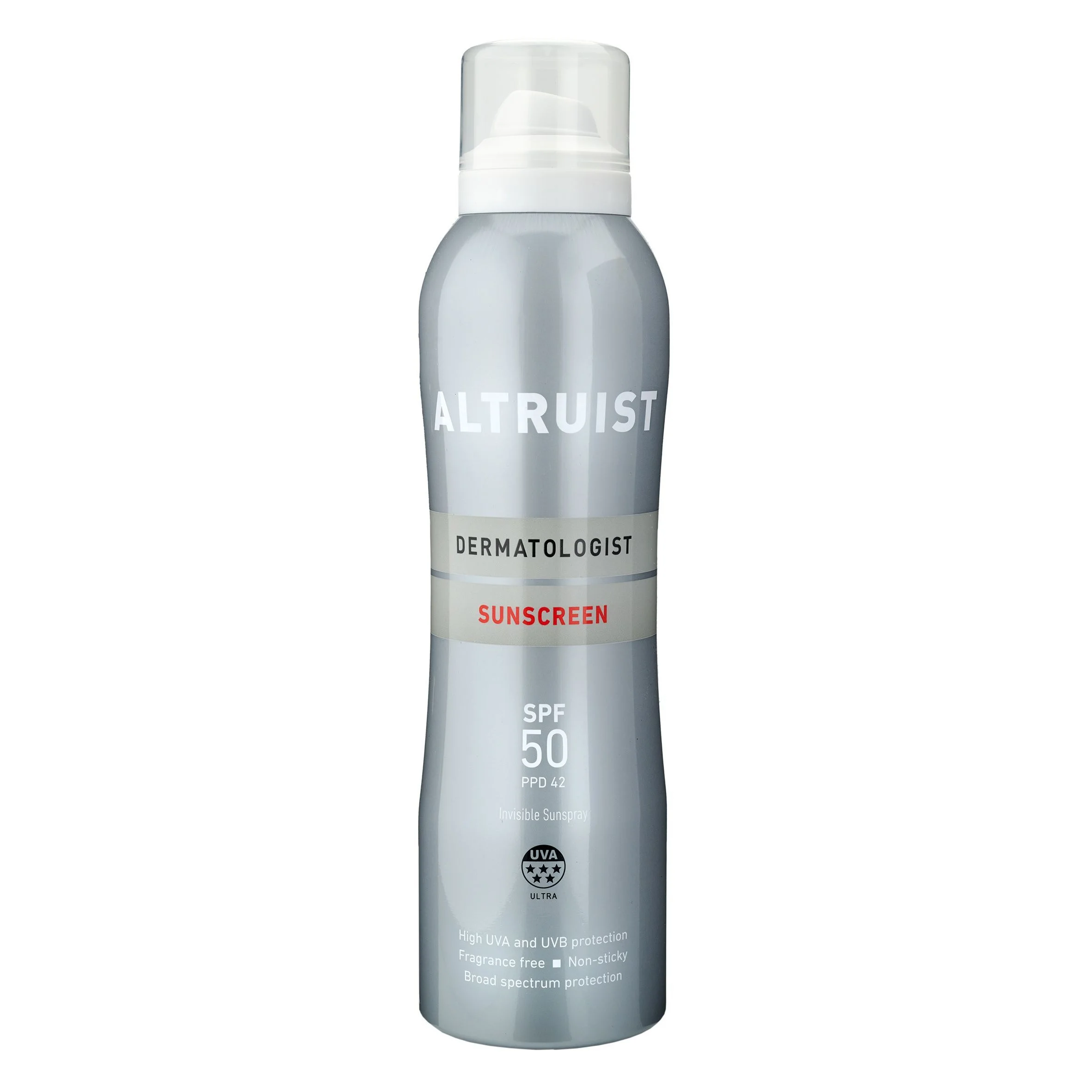 Φωτογραφία προϊόντος: Altruist Dermatologist Sunscreen Invisible Sunspray Αντηλιακό Σπρέι SPF50 200ml