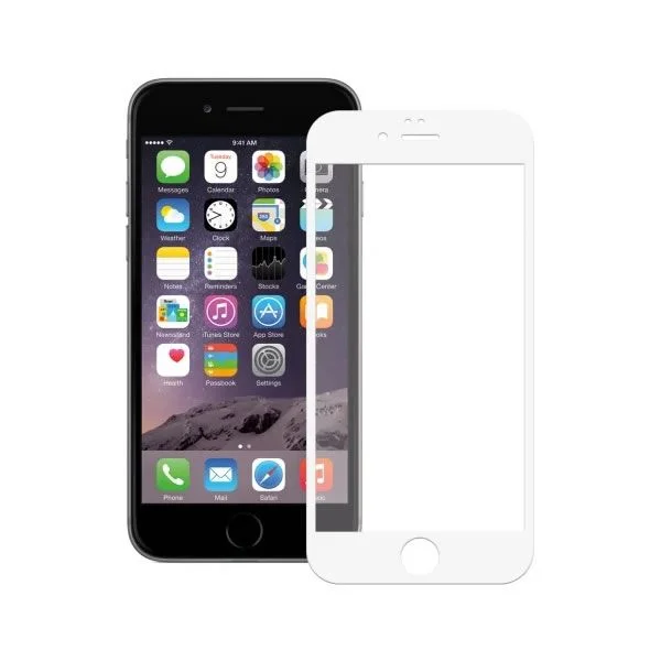 Φωτογραφία προϊόντος: Tempered Glass 5D με frame για iPhone 6 λευκό