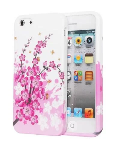 Φωτογραφία προϊόντος: Θήκη σιλικόνης Plum Flower για iPhone 5 /5s