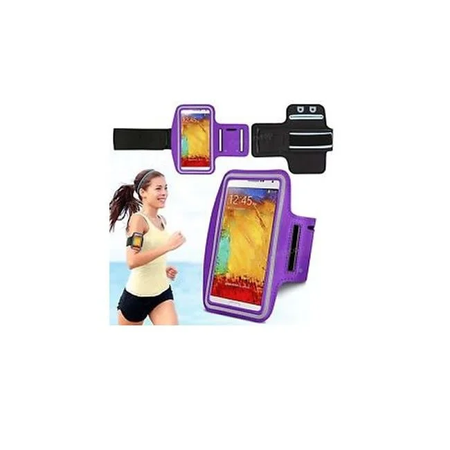 Φωτογραφία προϊόντος: Samsung Galaxy Note 4 - 3 - 2 Sports Armband Θήκη μπράτσου μωβ