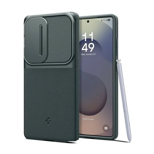 Φωτογραφία προϊόντος: Θήκη Spigen Optik Armor για Samsung Galaxy S25 Ultra Abyss Green