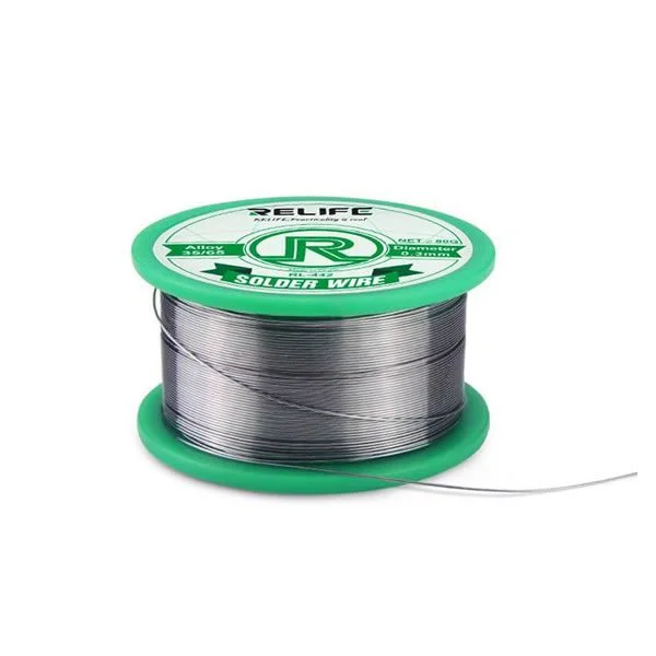 Φωτογραφία προϊόντος: Solder Wire Active Medium Temperature RELIFE RL442 0.3mm 80gr