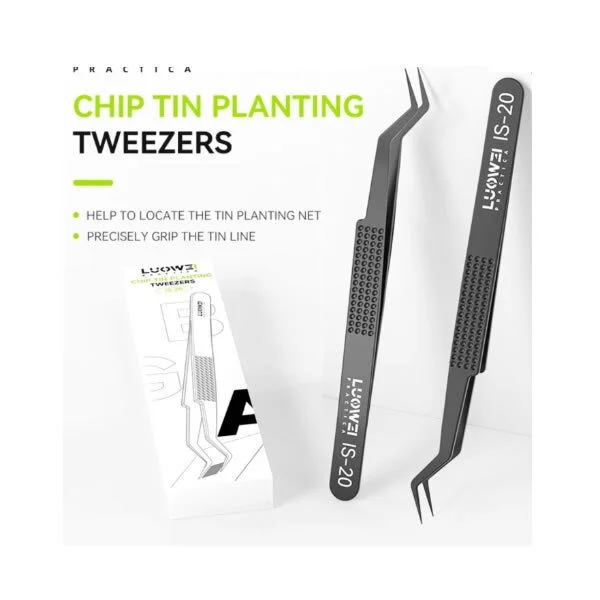 Φωτογραφία προϊόντος: LUOWEI IS-20 33 Tweezers για IC Chips Soldering Repair
