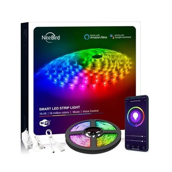 Φωτογραφία προϊόντος: Ταινία LED NiteBird RGB Gosund SL2 (5m) Αδιάβροχη Wifi