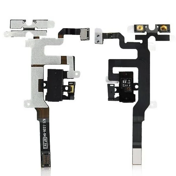 Φωτογραφία προϊόντος: iPhone 4S Καλωδιοταινία Flex ήχου ακουστικών Earphone Audio Jack Power Volume flex