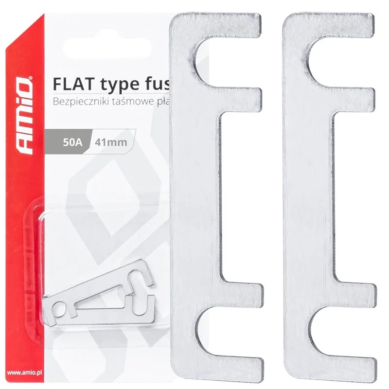 Φωτογραφία προϊόντος: ΑΣΦΑΛΕΙΕΣ FLAT 41mm 50A AMIO - 2 Τεμ.