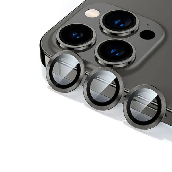Φωτογραφία προϊόντος: Camera lens Tempered Glass για iPhone 14 Pro/ 14 Pro Max Μαύρο