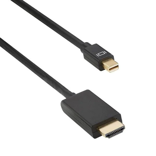 Φωτογραφία προϊόντος: DeTech καλώδιο Mini DP σε HDMI 1,8m Μαύρο