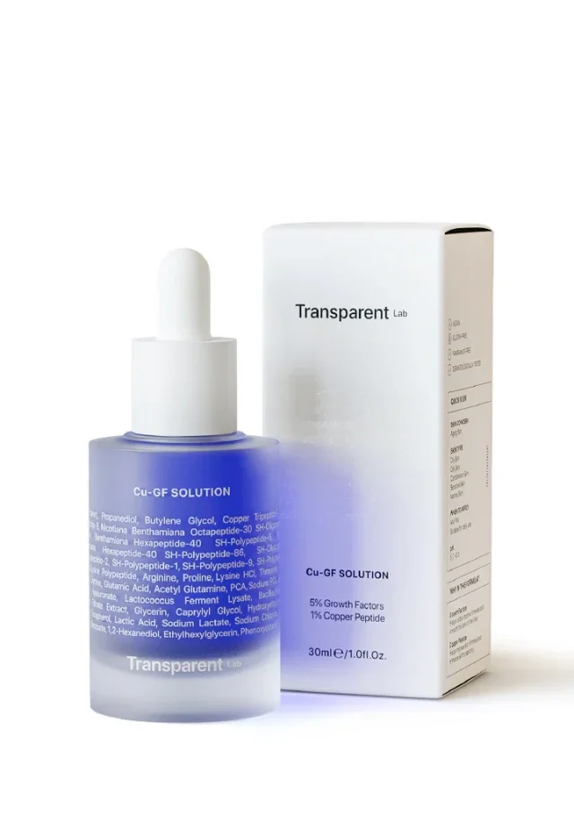 Φωτογραφία προϊόντος: Niche Beauty Lab - Transparent - Cu-Gf Solution - Θεραπεία αντιγήρανσης με πεπτίδιο χαλκού και αυξητικούς παράγοντες 30ml