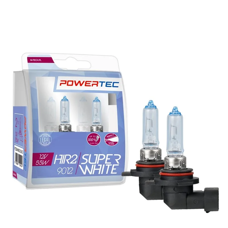 Φωτογραφία προϊόντος: M-Tech ΛΑΜΠΕΣ HIR2 9012 12V 15/55W (up to 100% ) POWERTEC SUPERWHITE (up 3.500k) mTECH - 2 Τεμ.