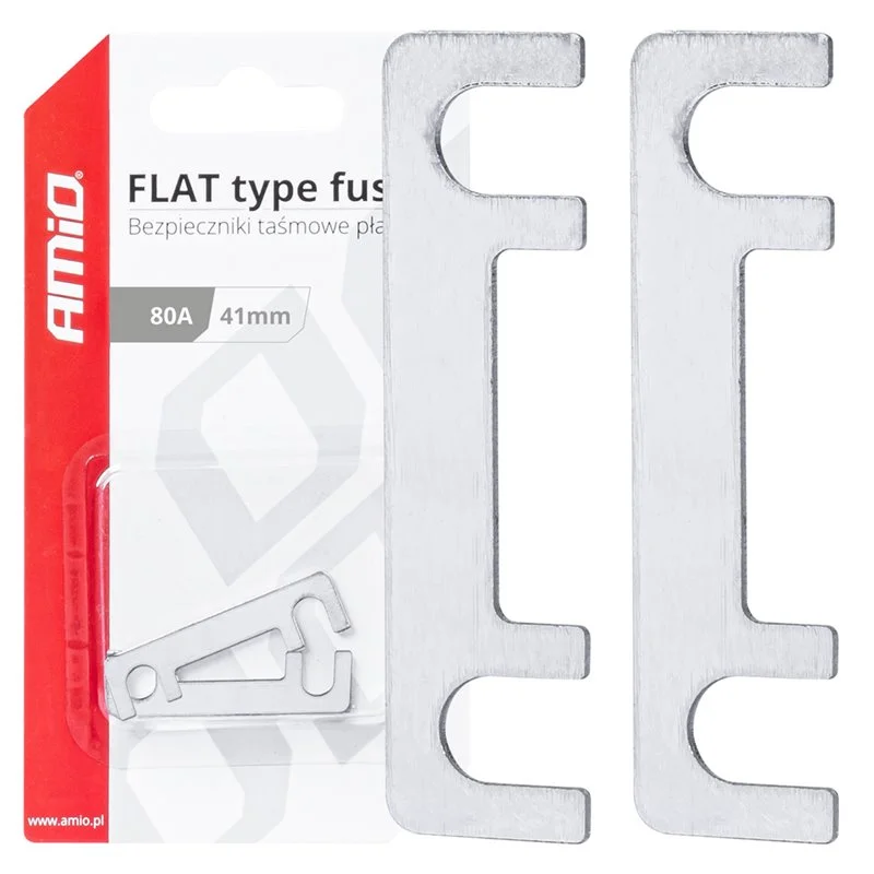 Φωτογραφία προϊόντος: ΑΣΦΑΛΕΙΕΣ FLAT 41mm 80A AMIO - 2 Τεμ.
