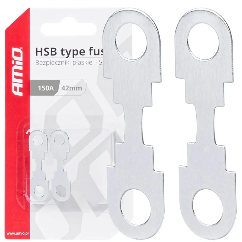Φωτογραφία προϊόντος: ΑΣΦΑΛΕΙΕΣ FLAT 42mm 150A AMIO - 2 Τεμ.
