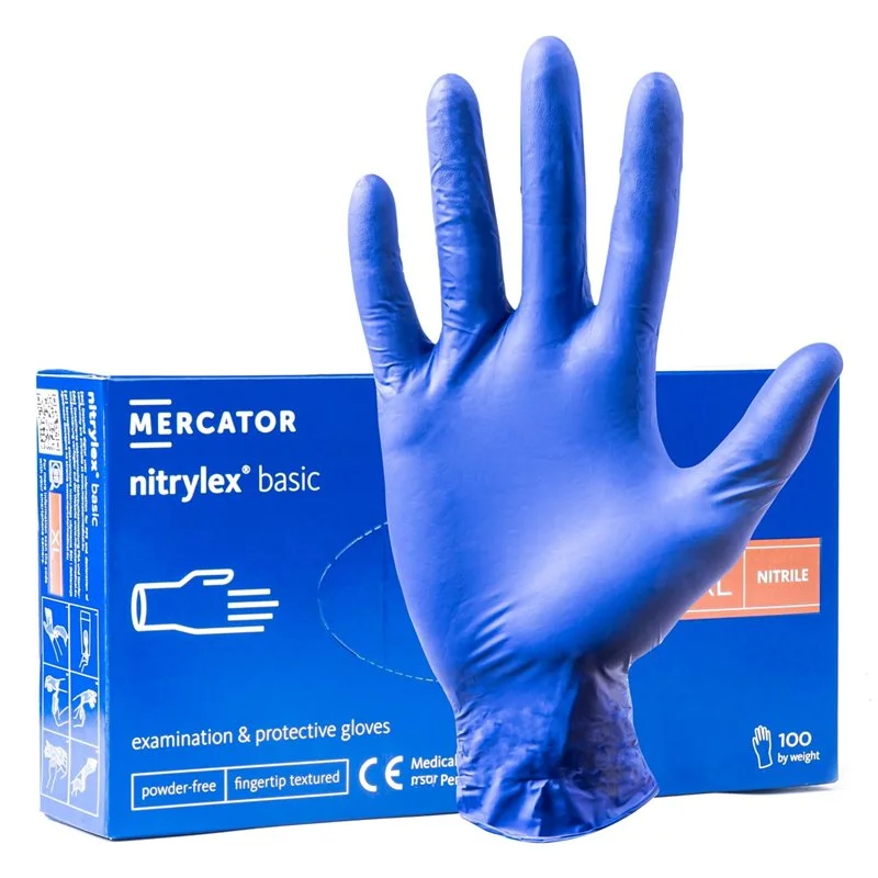 Φωτογραφία προϊόντος: ΓΑΝΤΙΑ ΝΙΤΡΙΛΙΟΥ MERCATOR NITRYLEX BASIC ΣΕ ΜΠΛΕ ΧΡΩΜΑ X-LARGE (XL) ΑΜΙΟ - 100 ΤΕΜ.