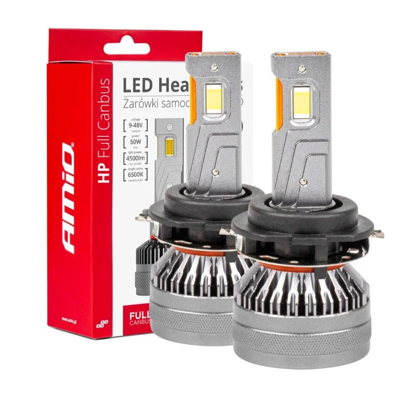 Φωτογραφία προϊόντος: ΛΑΜΠΕΣ H7-6 948V 6500K 4500lm 50W HP SERIES LED CAN-BUS ΜΕ ΨΥΚΤΡΑ AMIO - 2 Τεμ.