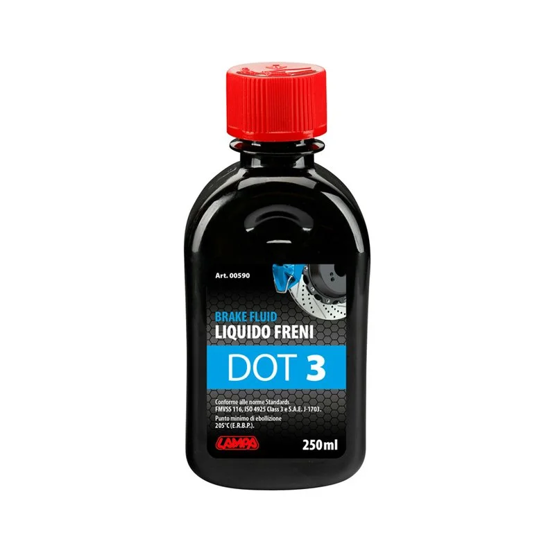 Φωτογραφία προϊόντος: ΥΓΡΟ ΦΡΕΝΩΝ DOT 3 - FMVSS 116 / ISO 4925 CLASS 3 / SAE J-1703 250ml LAMPA - 1 ΤΕΜ.