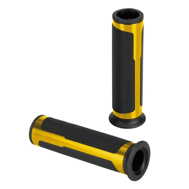 Φωτογραφία προϊόντος: ΧΕΡΟΥΛΙΑ MOTO STYLE GRIP ΜΑΥΡΟ/ΧΡΥΣΟ ΧΡΩΜΑ 22mm+25mm 12cm LAMPA - 2 τεμ.