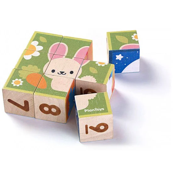 Φωτογραφία προϊόντος: Παζλ με κύβους - PlanToys 5430