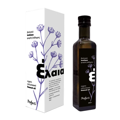 Φωτογραφία προϊόντος: Βιολογικό Λινέλαιο Ψυχρής Έκθλιψης 250ml
