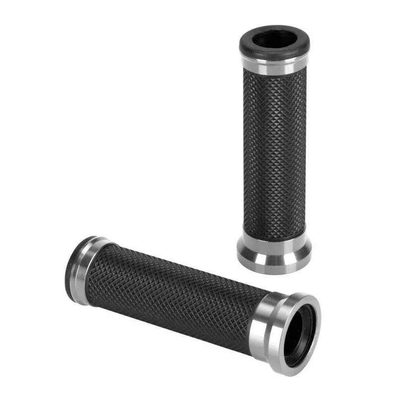 Φωτογραφία προϊόντος: ΧΕΡΟΥΛΙΑ MOTO ALU GRIP ΜΑΥΡΟ/ΑΣΗΜΙ ΧΡΩΜΑ 22mm+25mm 12cm LAMPA - 2 τεμ.