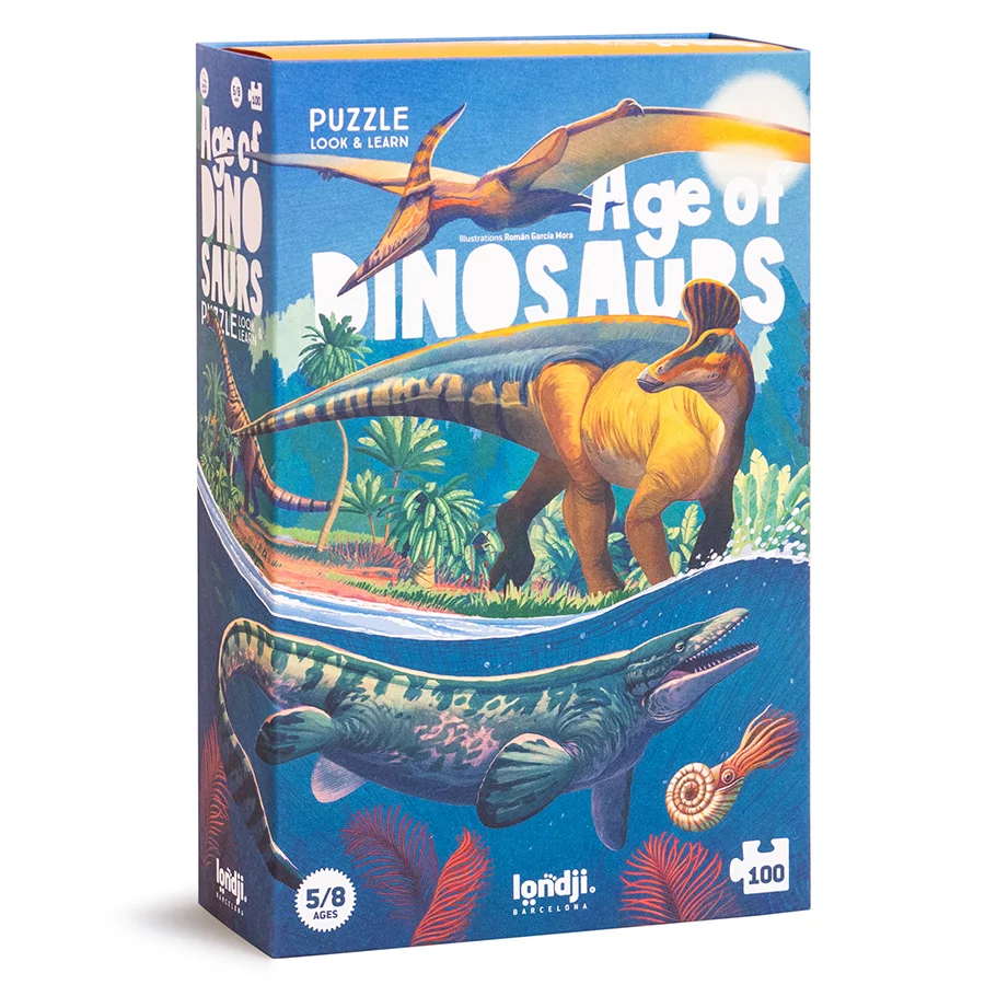 Φωτογραφία προϊόντος: Londji Age of Dinosaurs - 100 τεμάχια Look and Learn Puzzle