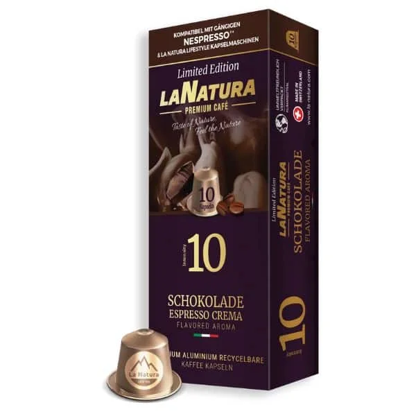 Φωτογραφία προϊόντος: La Natura Espresso Chocolate Aluminium 10 τμχ | Nespresso