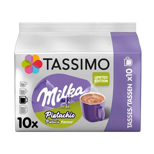 Φωτογραφία προϊόντος: Tassimo Milka Pistachio 10 τμχ