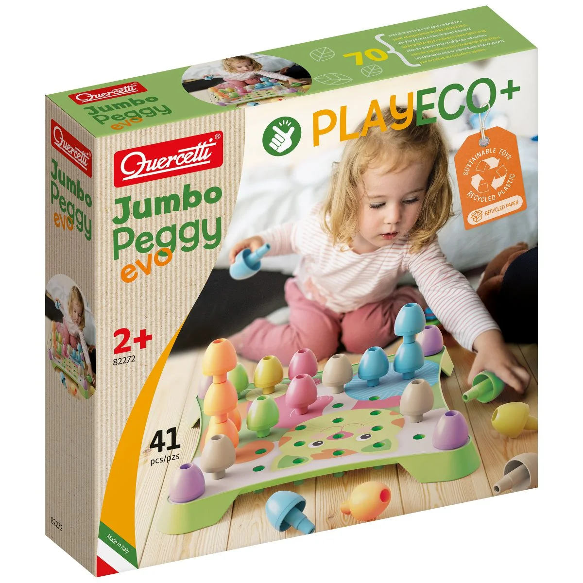 Φωτογραφία προϊόντος: ΚΑΤΑΣΚΕΥΗ JUMBO Ass6 30x30x7 41pcs PLAYECO 2+