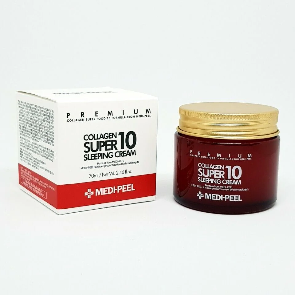 Φωτογραφία προϊόντος: MediPeel Collagen Super 10 Sleeping Cream Κρέμα Νυκτός με Κολλαγόνο για Αντιγήρανση και Σύσφιξη 70gr