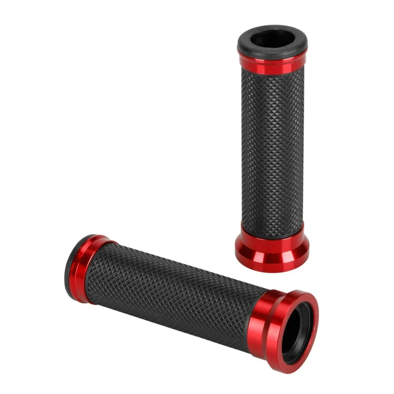 Φωτογραφία προϊόντος: ΧΕΡΟΥΛΙΑ MOTO ALU GRIP ΜΑΥΡΟ/ΚΟΚΚΙΝΟ ΧΡΩΜΑ 22mm+25mm 12cm LAMPA - 2 τεμ.