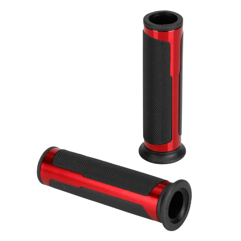 Φωτογραφία προϊόντος: ΧΕΡΟΥΛΙΑ MOTO STYLE GRIP ΜΑΥΡΟ/ΚΟΚΚΙΝΟ ΧΡΩΜΑ 22mm+25mm 12cm LAMPA - 2 τεμ.